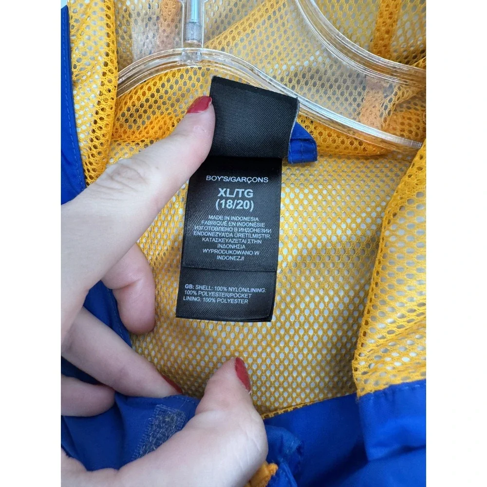 The North Face Hyvent Rain Jacket Boys Youth XL Hooded Waterproof Full Zip Up